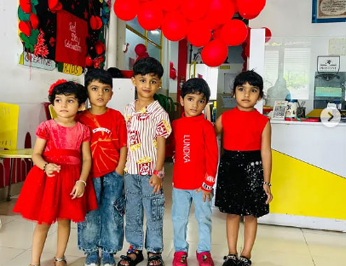 Children learning and playing at Pristine Play School